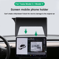 For Tesla Model 3 Highland 3+ Model Y 2019 2020 2021 2022 2023 2024,Car Mobile Phone Holder Base Navigation Screen Fixed Bracket