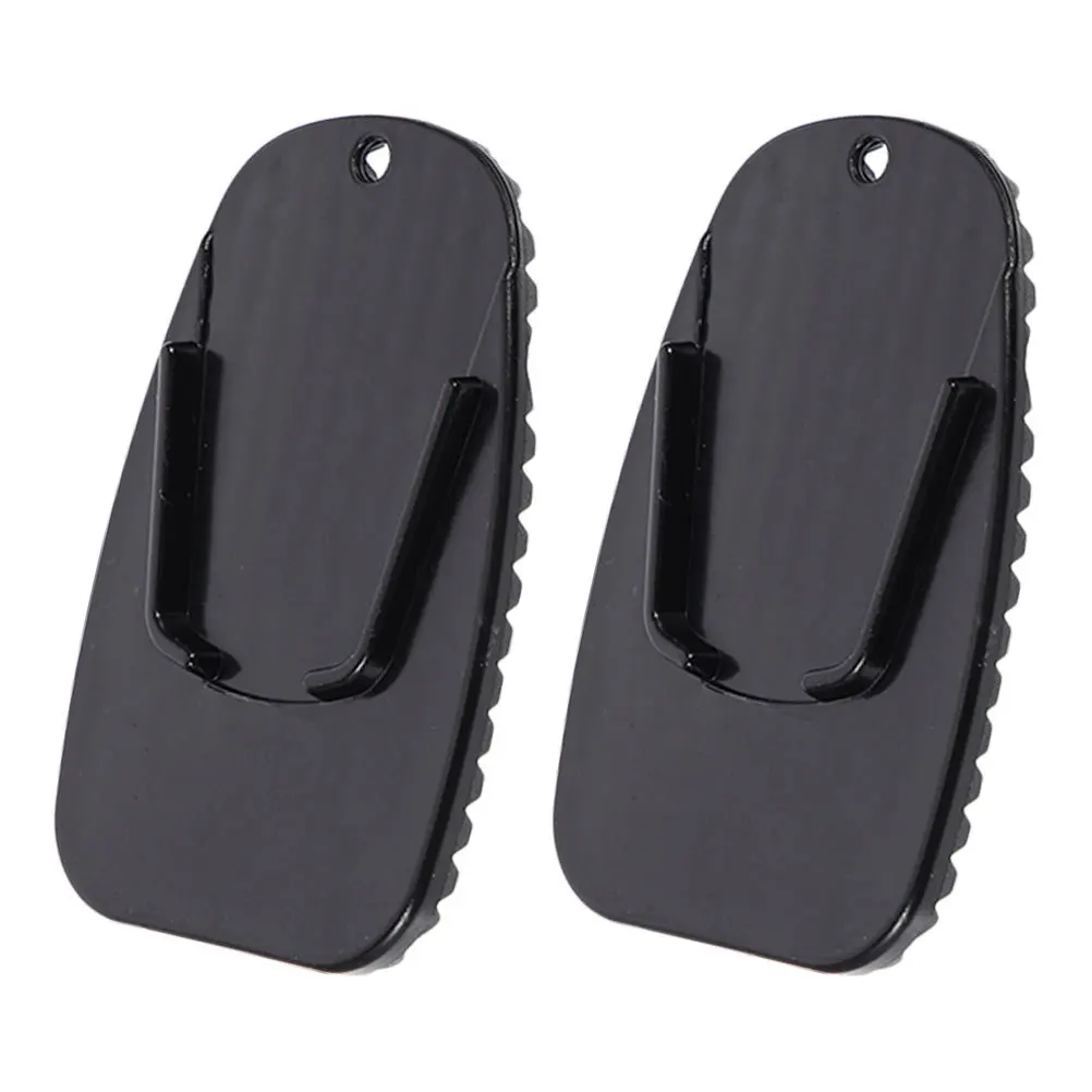 

2Pcs Motorcycle Side Stand Pad ABS Anti Slip Side Foot Extension Plate Stable Support Safe Parking Kickstand Mats