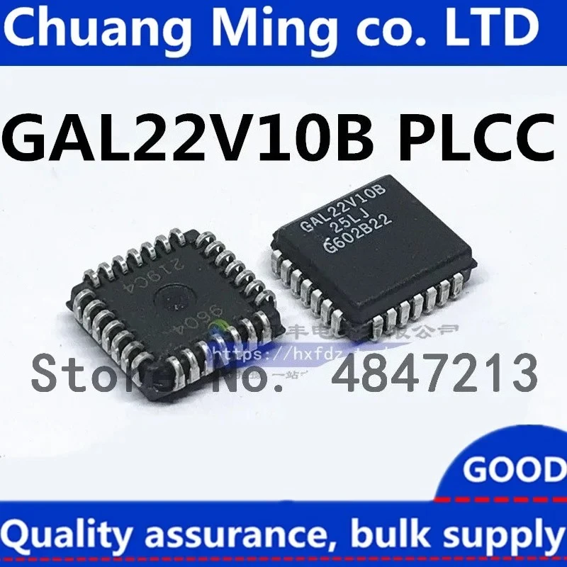 Free Shipping 10pcs/lots GAL22V10B-10LJ GAL22V10B-15LJ GAL22V10B-25LJ GAL22V10B 22V10B PLCC28 IC In stock!