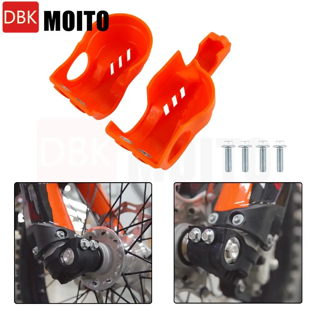 

Motorcycle Fork Bottom Shoe Guard Cover Protector For KTM XCW SX SXF EXC EXCF XC XCF 125 200 250 300 350 450 500 Orange