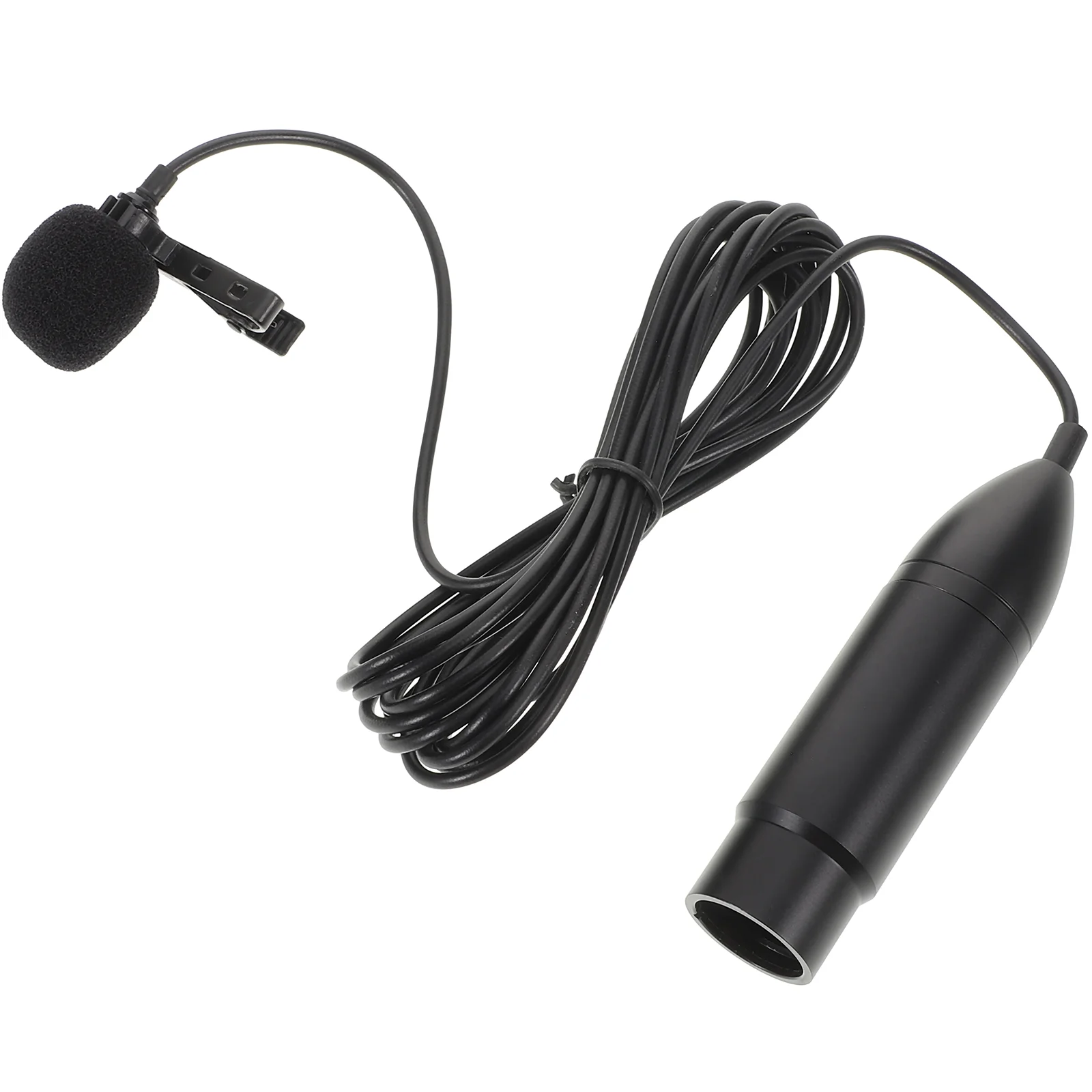 Condenser Lavalier Microphone Radio Recording Equipment Sponge XLR Interface Three-pin