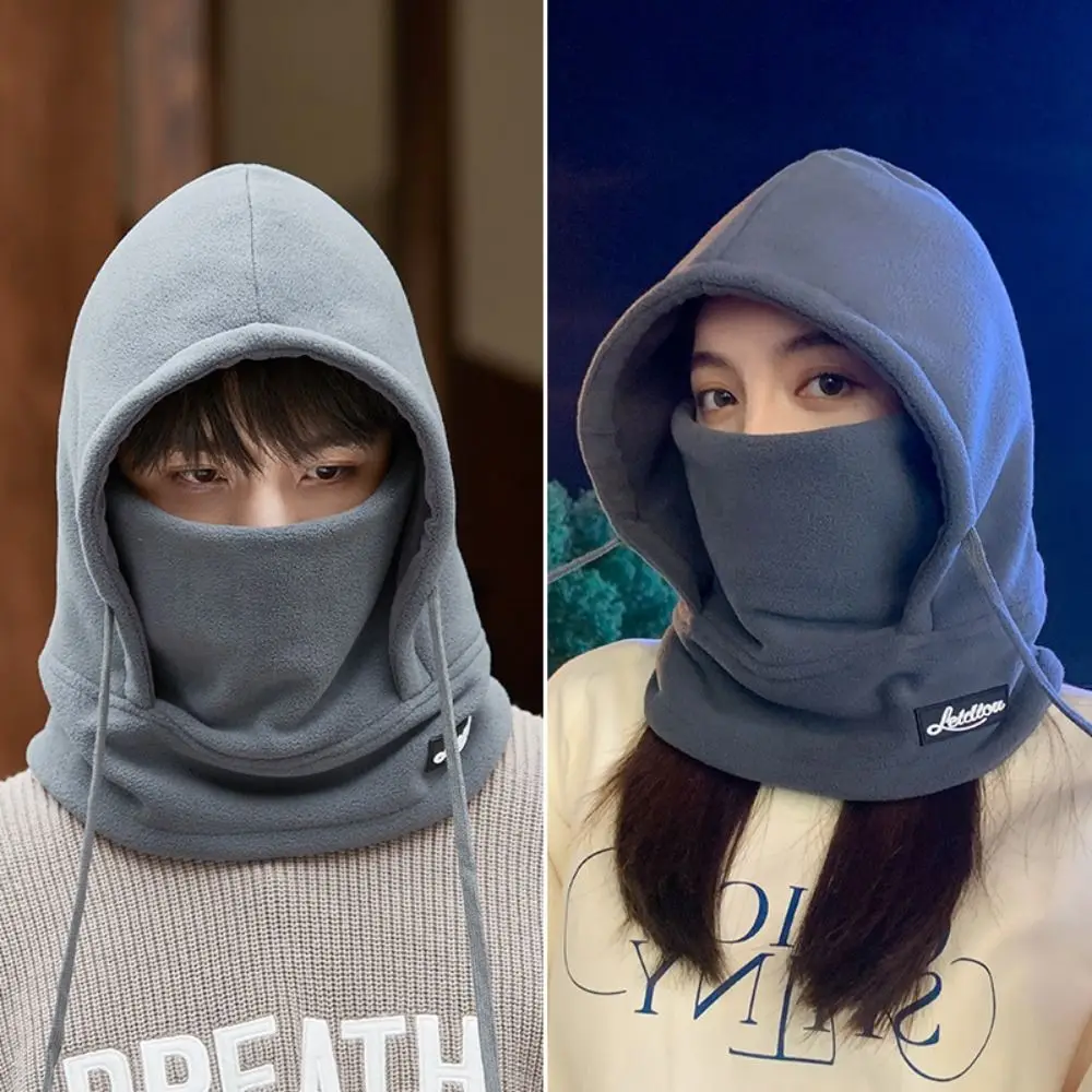 

Fashion Pullover Hat Balaclava Hat Fleece Ear Protection Hat Winter Cap Thickened Beanie Hat Earmuffs Warm