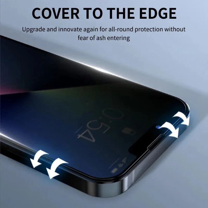 4 Piezas Protector de Pantalla Anti-Espía de Cobertura Completa para iPhone 17 16 11 12 13 14 15 PRO MAX Vidrio Templado Privacidad 17 Air 16 Pro Max Plus 4