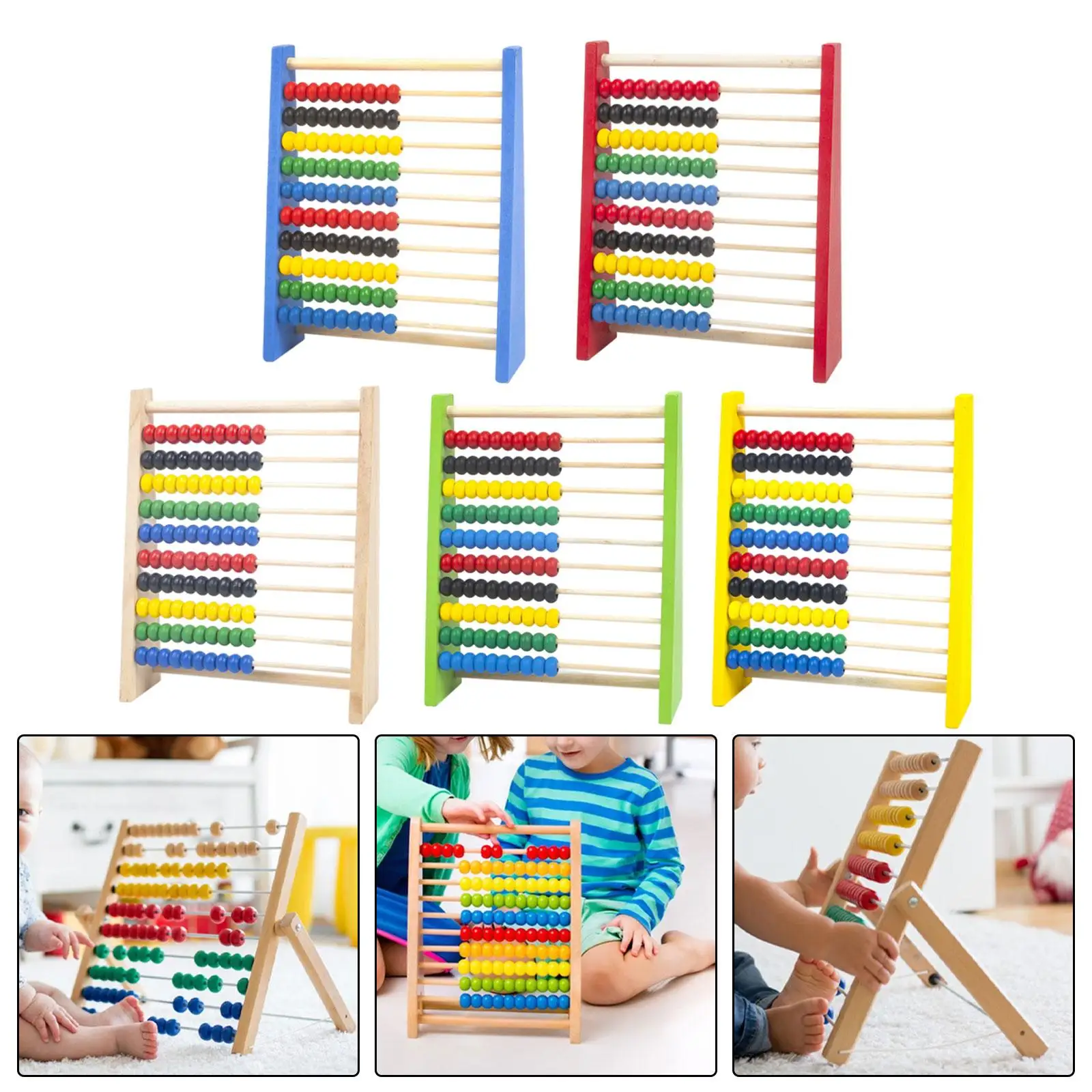 Counting Frame Educational Toy Classic Wooden Educational Counting Toy