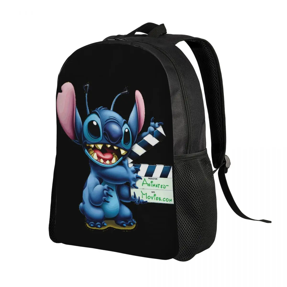 Custom Disney Lion Stitch Backpacks for Men Women Waterproof School College Kawaii Anime Bag Print Bookbags