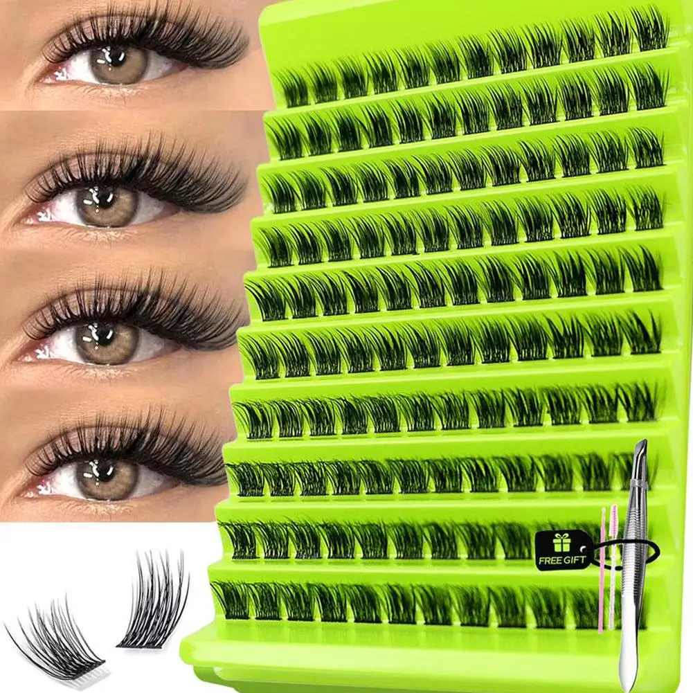 Single cluster mixed Lashes Natural Eyelash extension Volume Individual Lashes Mixed Tray Faux Mink Lashes Cilias Makeup