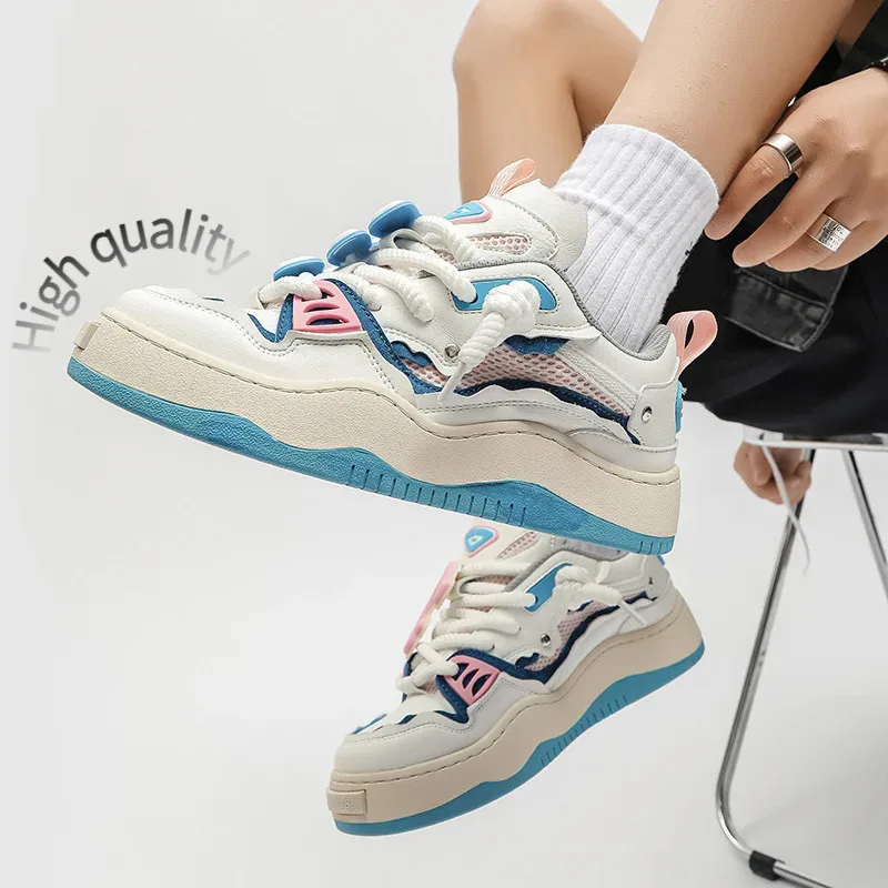 Sofa Cat Pair Skate Women Sneakers Vulcanize Shoes Platform Wave Original Design Bread Retro Niche Couple Women's Flat Skate