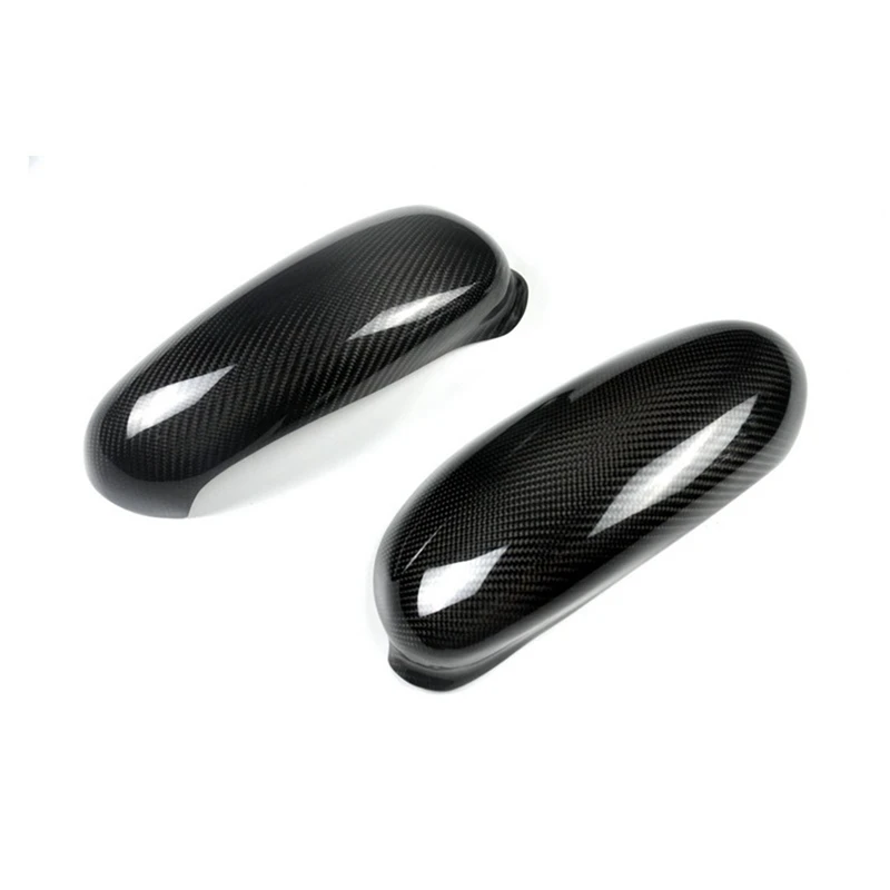 

4X For Porsche Carrera Boxster Cayman 911 996 986 1997-2004 Carbon Fiber Side Rear View Mirror Cover Trim