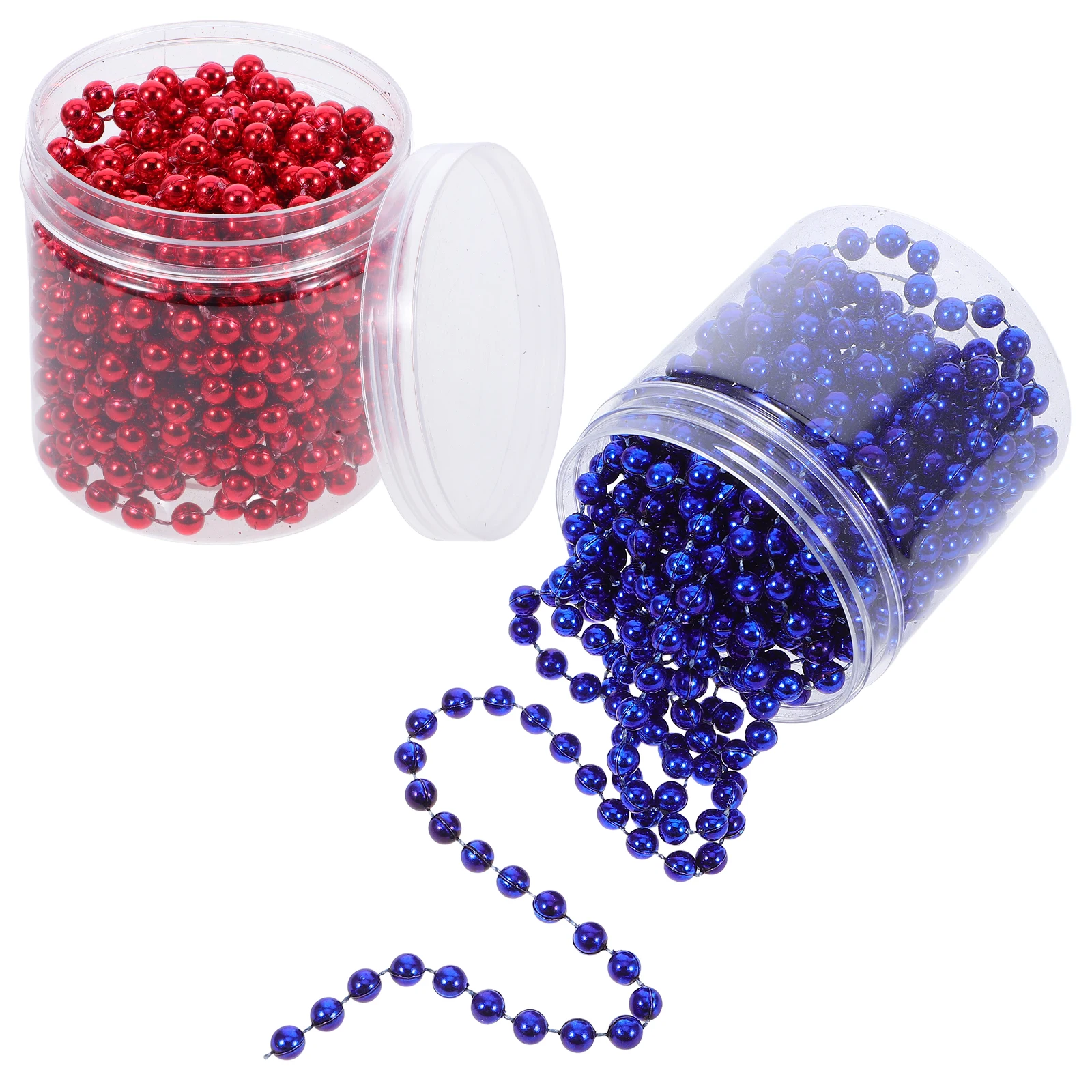 

2 Boxes Independence Day Chains Plastic 4Th Birthday Decorations Bead s Home Party Decorations Patriotic Table ornaments