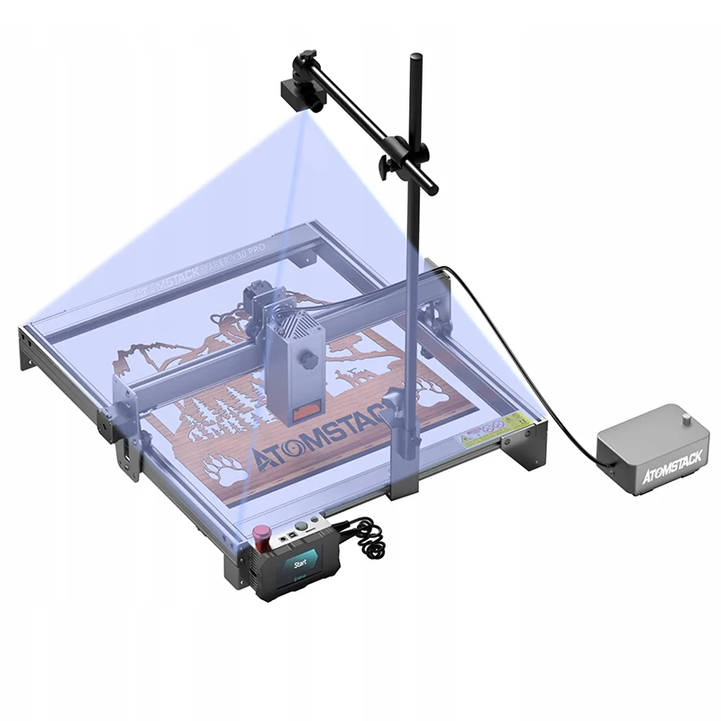 ATOMSTACK Laser Engraver AC1 Camera Time-Lapse 5MP Digital Photography Video Precise Positioning Multi-Task Engraving Preview