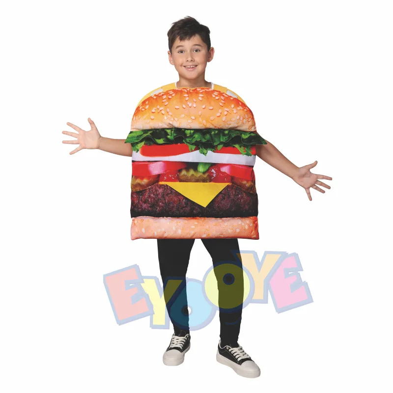 زي الهالوين المضحك، ملابس للعروض، زي دمية للعروض، زي لفعاليات ترويجية، زي لعرض البرجر، زي لفعاليات الاجتماعات السنوية #4