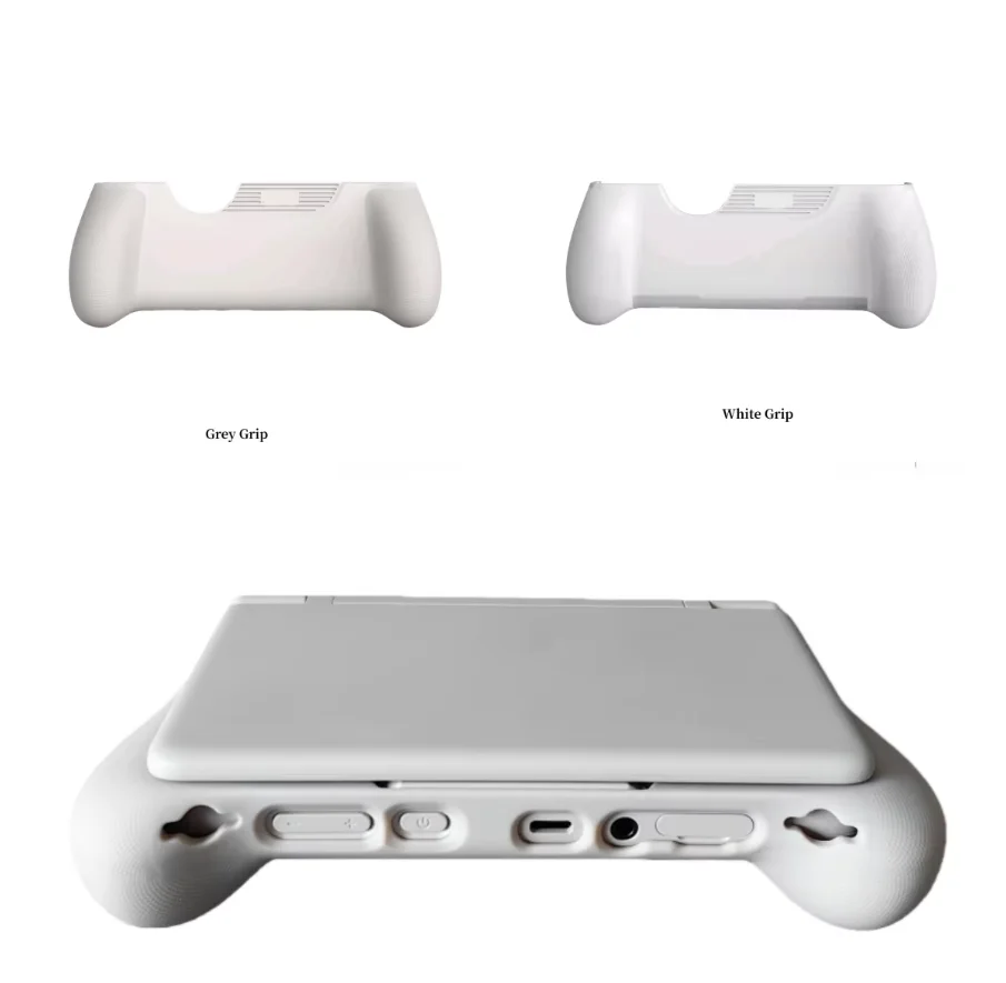 

Черный/серый/черный для AYN THOR, двойной экран, откидная ручка для игровой консоли, портативная ручка для AYN THOR, держатель подставки для игрового управления