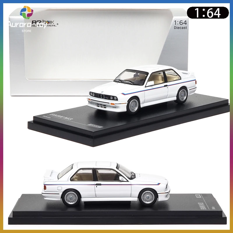 

New 1/64 Almost Real Car Model Bmw M3 E30 Car Model Alloy Simulation Car Diecast AR Box Toy Ornament Custom Birthday Boy Gift