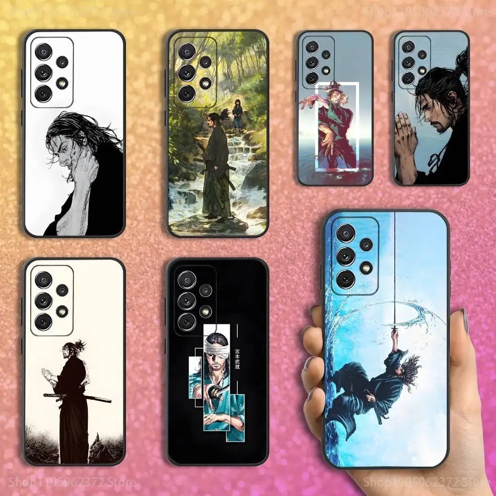 

Comic V-Vagabonds Japan Phone Case For Samsung S25,S24,S23,S22,S21,S20,S10,Ultra,Plus,Lite,FE,Soft Silicone Black Cover
