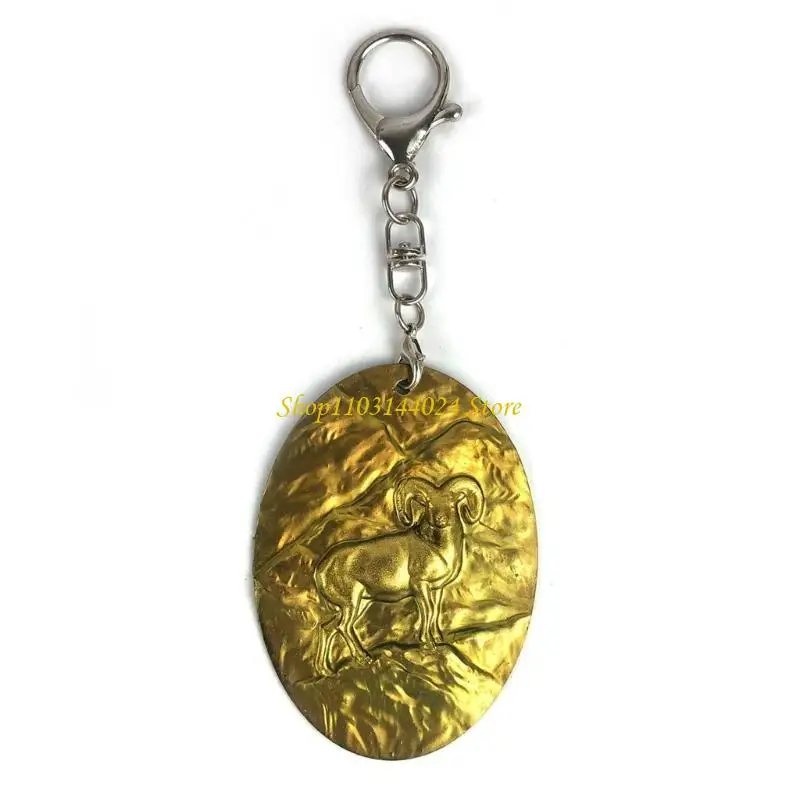 N5KE Oval-shaped Keychain Decor Silicone Mold DIY Earring Jewelry Making Pendant Mold