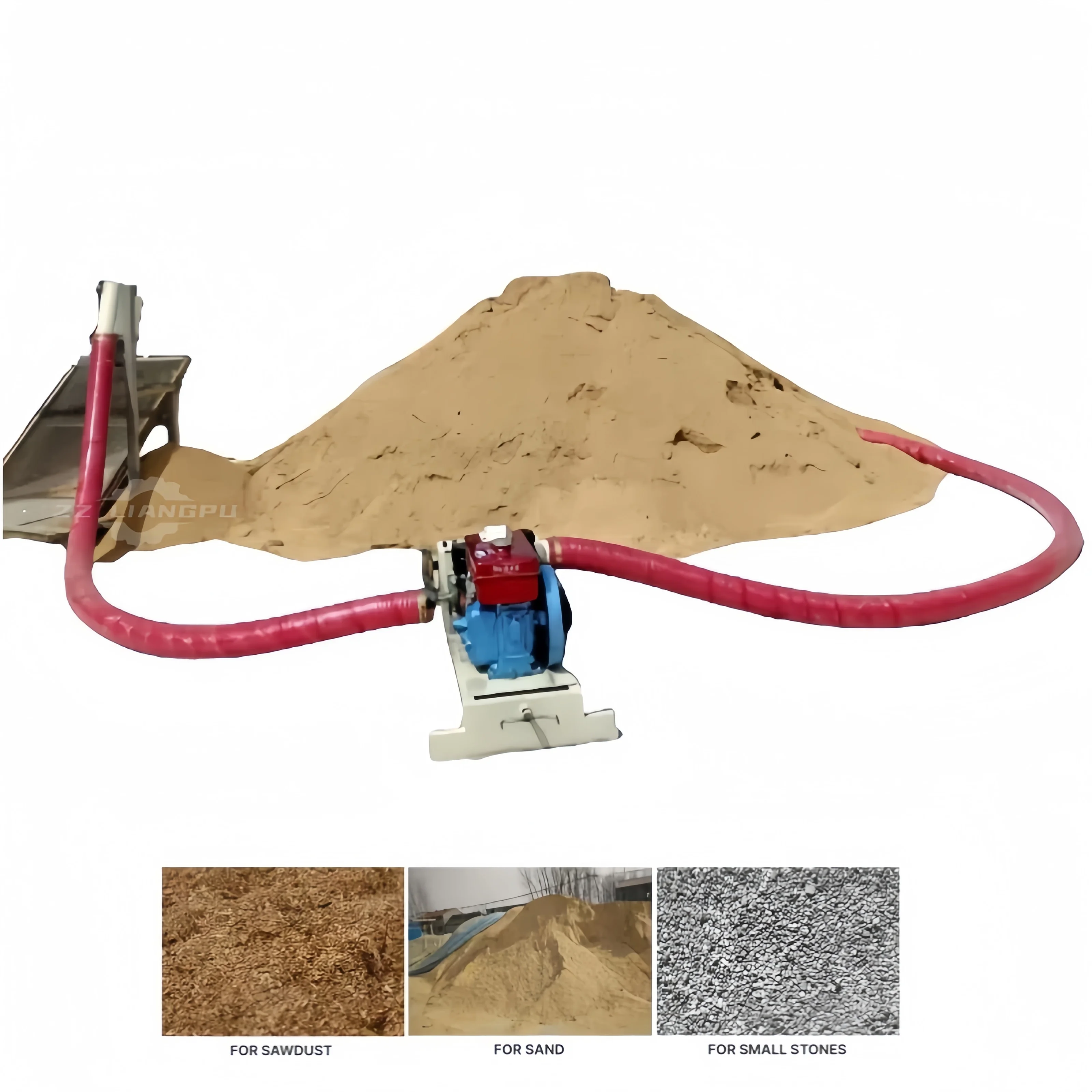 Flexible Screw Suction Machine Vacuum Transfer Pump for Unloading Conveying Wheat Corn Sand Cement Grain Transfer Conveyor