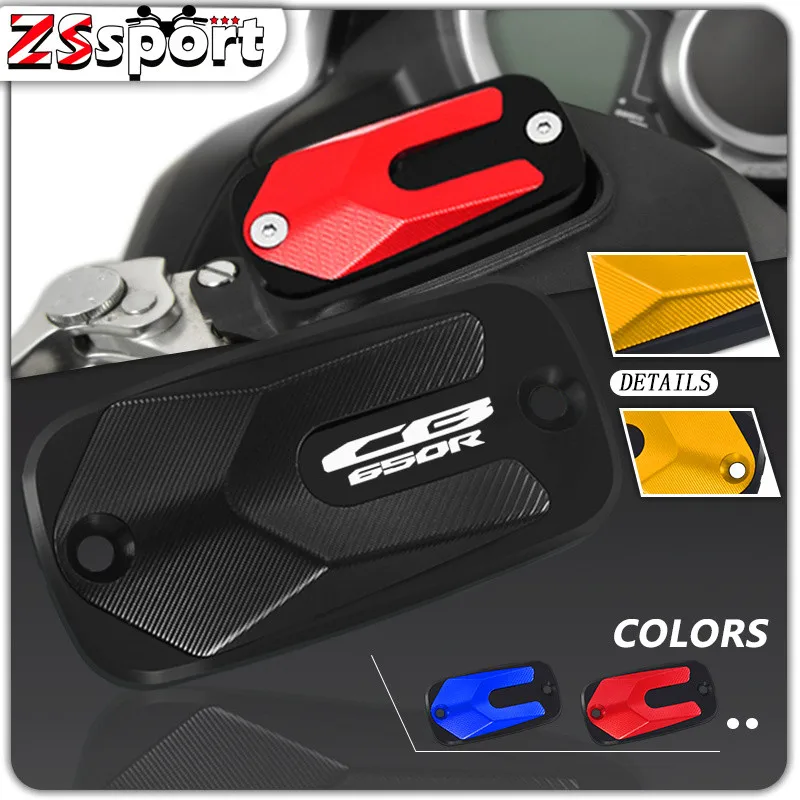 

Hot Sales Motorcycle Accessories For CB650R CB650F 2018-2024 Front Brake Clutch Cylinder Fluid Reservoir Cover Cap cb650r cb650f