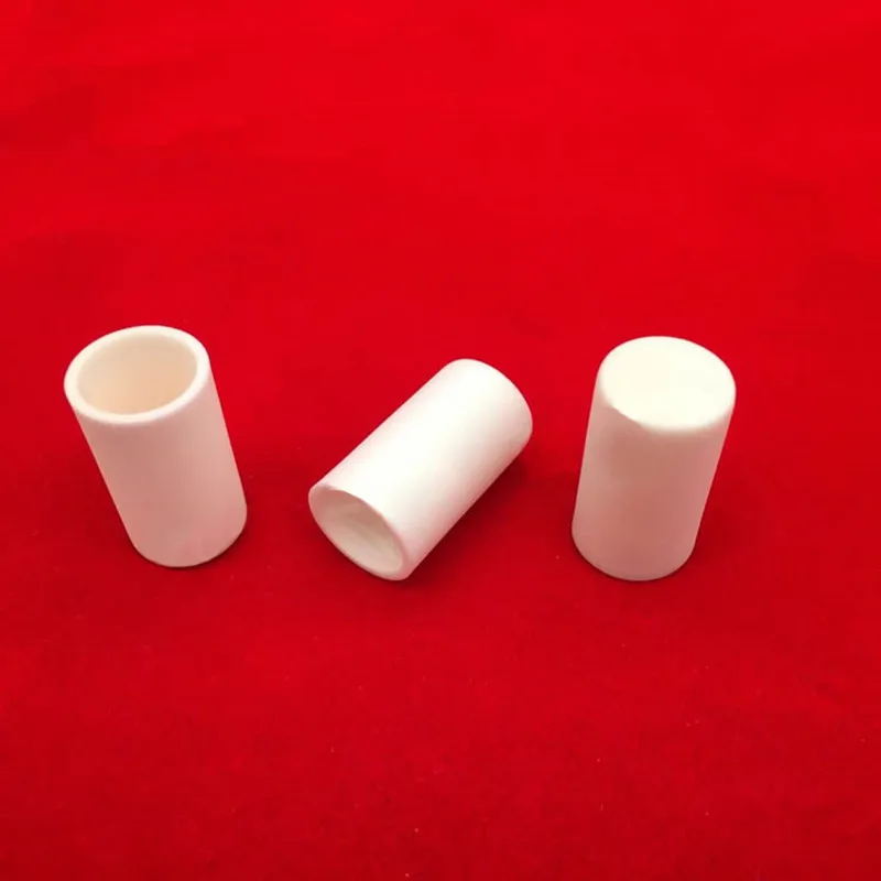 Cylindrical Alumina Crucible Small Long Alumina Ceramic Crucible Al2O3 99% Purity Smelting Crucible 0.5ml 1ml 1.5ml 2ml 3ml 4ml