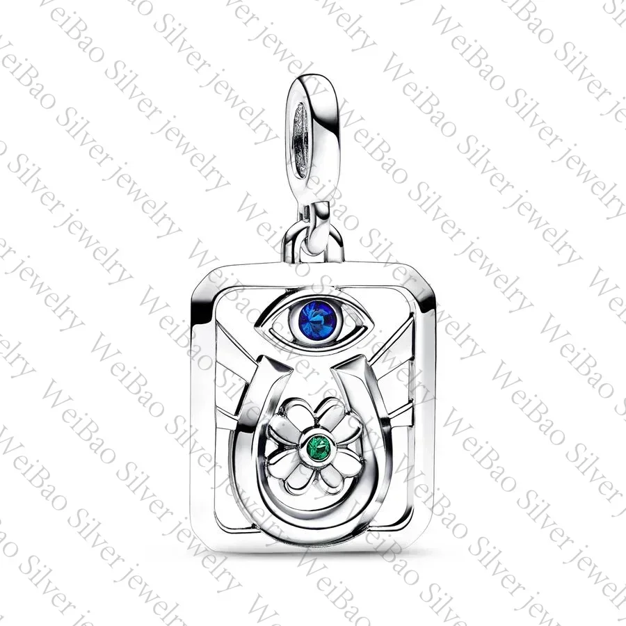 رمز سلك القلب فراشة التوازن يين ويانغ عناصر ثعبان ميدالية 925 فضة جميلة لي شقرا إنفينيتي