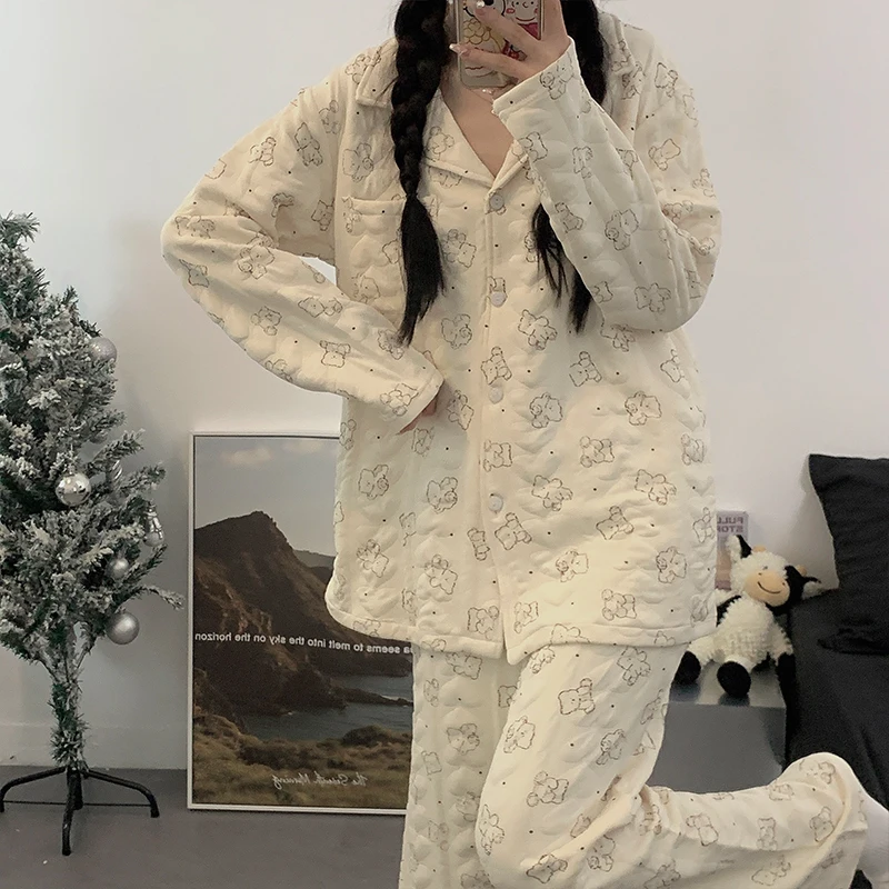 

Женские хлопковые пижамные комплекты из ледяного шелка с принтом «Рисунок мелками», охлаждающие, быстросохнущие, дышащие, с V-образным вырезом, без рукавов, бриджи, 2026