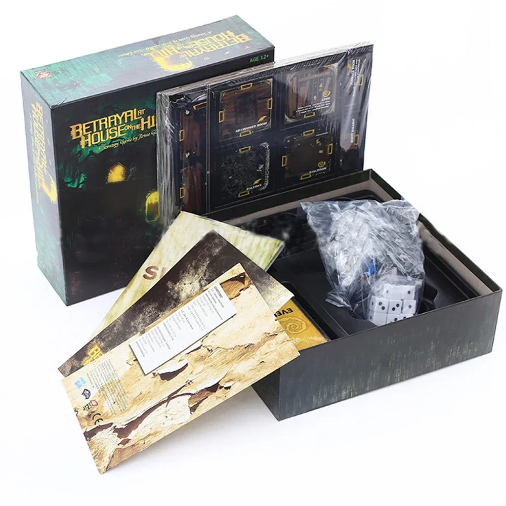 Betrayal At House On The Hill 2Nd Edition 50 Chilling Scenarios D and D Dungeons And Dragons 3-6 Players - Family Board Games