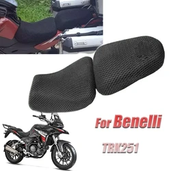 Motorcycle Accessories Seat Cushion Cover Breathable Seat Cover Protector Case Pad For Benelli TRK251 TRK 251
