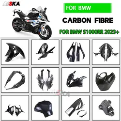 For BMW S1000RR S1000 RR 2023 2024 Motorcycle Accessories Carbon Fiber Front Fairing Fender Side Panel Tank Cover Frame Cowl Kit