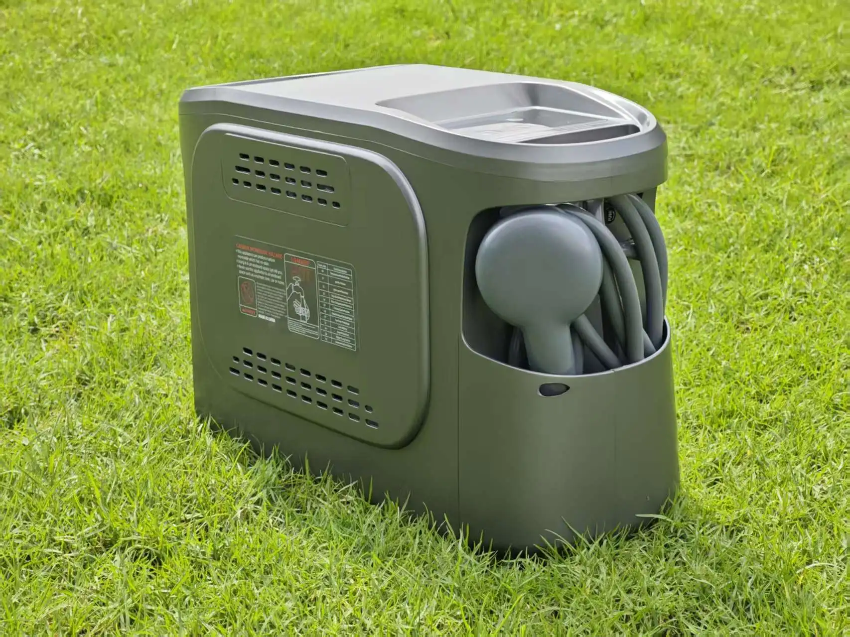 Calentador de agua a Gas portátil para exteriores con alimentación USB y intercambiador de calor de cobre, tiempo de ejecución de 3 horas para el hogar, Camping, ducha, viajes