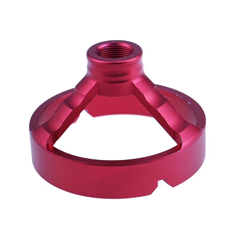 5/6/7/8/9/10มม.แนวตั้งคู่มือเจาะอุปกรณ์อะลูมินัมอัลลอยขวามุมรอบ V-Shaped Drill Locator งานไม้เครื่องมือ