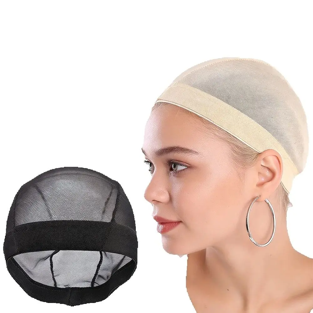 

Профессиональная сетчатая шапочка для парика бежевого/черного цвета – эластичный, дышащий аксессуар для точного изготовления париков своими руками