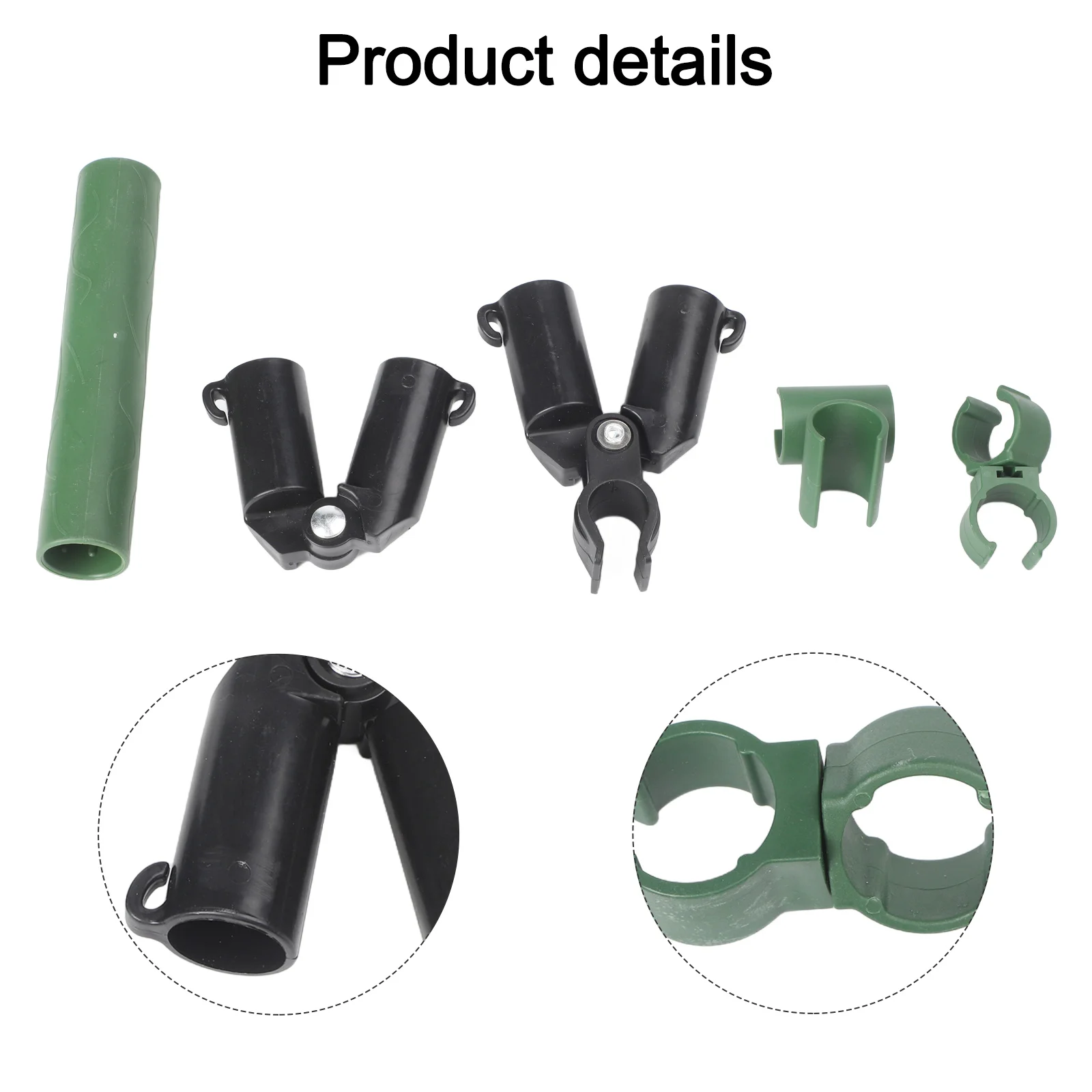 Reusability Clips Adjustable Garden Connectors Easy Soil Placement Rotatable Connector Feature Stable Plant Support