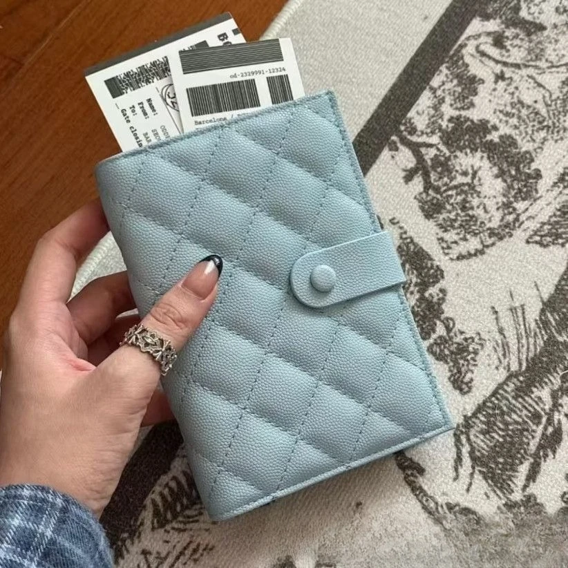 

Women's and Men's Passport Holder Wallet Korean Style Thin Fashion Travel Passport Cover with Women's Card Pockets