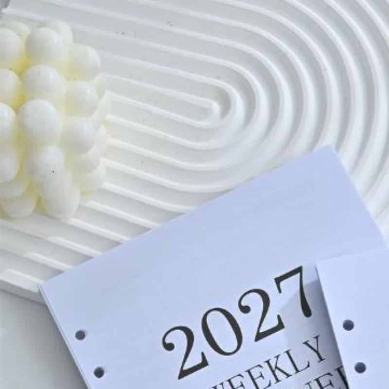 A5 Weekly Planner Refill 64 Sheets 128 Pages Loose Leaf Thin Insert for Office School Journal Notebook