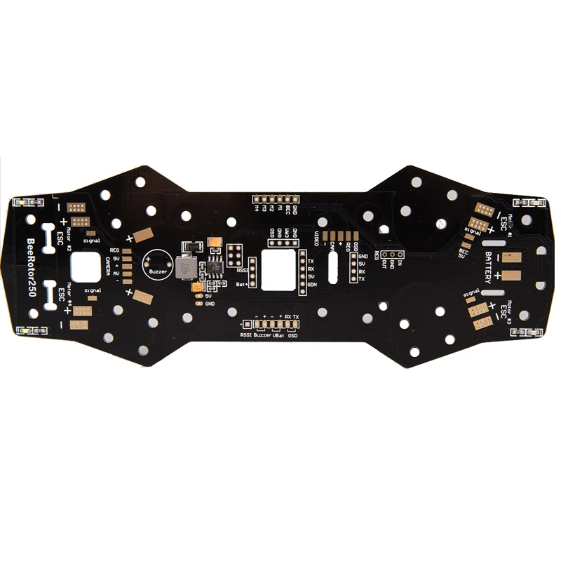 Zmr250 beerotor 190/210 pdb fpv racing drones quadcopter placa de distribuição de energia