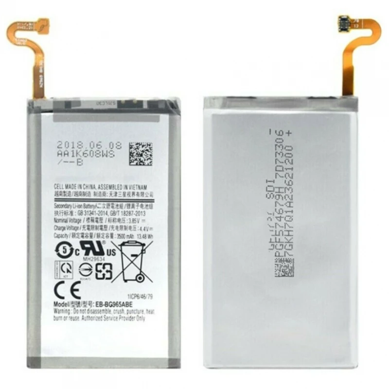 EB-BG965ABE internal battery for SAMSUNG GALAXY S9 + PLUS 3500 mAh replacement # Samsung Galaxy S9 Plus (SM-G965F, SM-G9650, SM-G965U, SM-G965W, SM-G965F/DS)