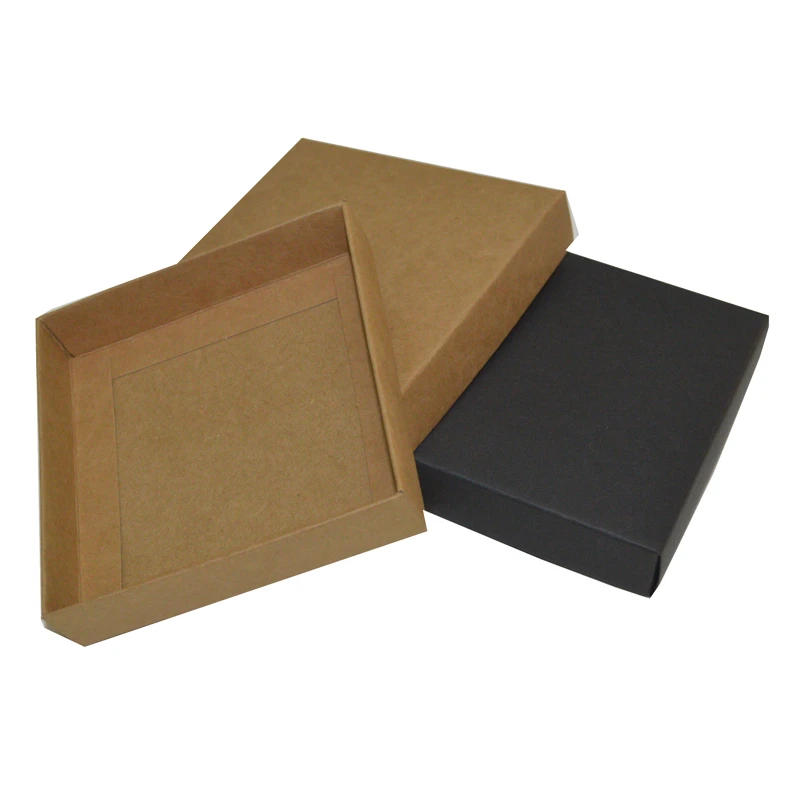 Lot de 3 Boite en Carton avec Couvercle - Petite, Moyenne et Grande