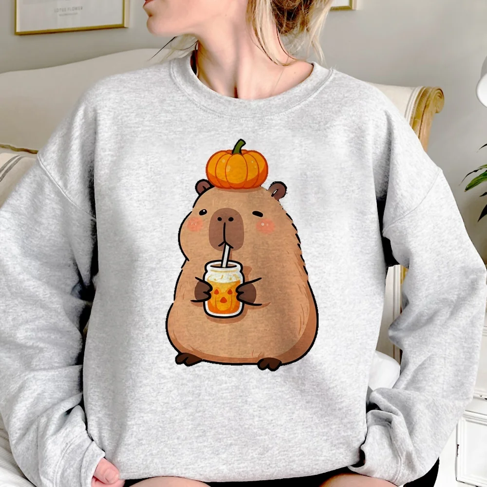 Capybara women hoodies top sweatshirts womens fashion y2k fashion funny Loose