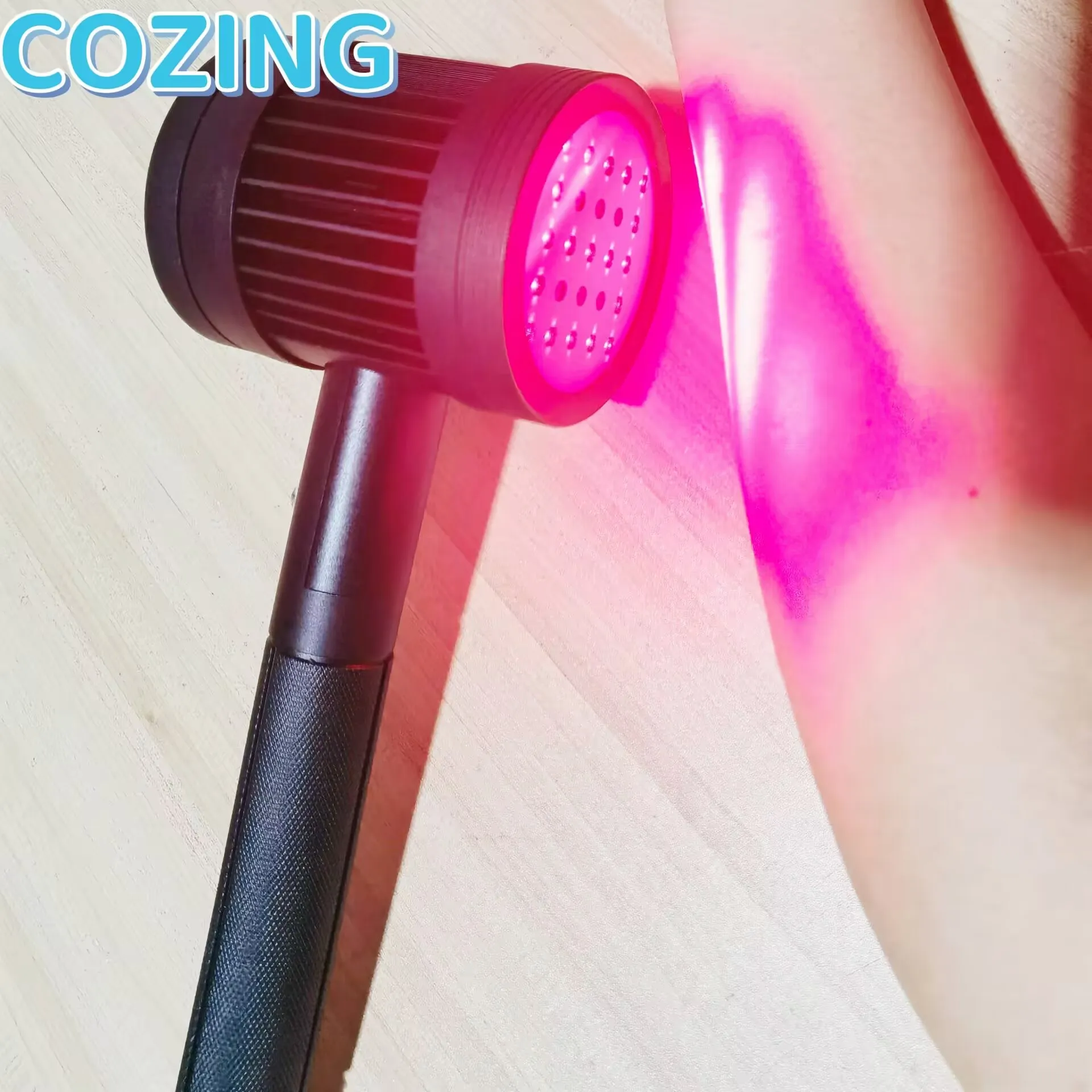 

25 Diodes Cold Laser Therapy Device, 650nm 808nm Handheld Physiotherapy Machine for Body Pain Management