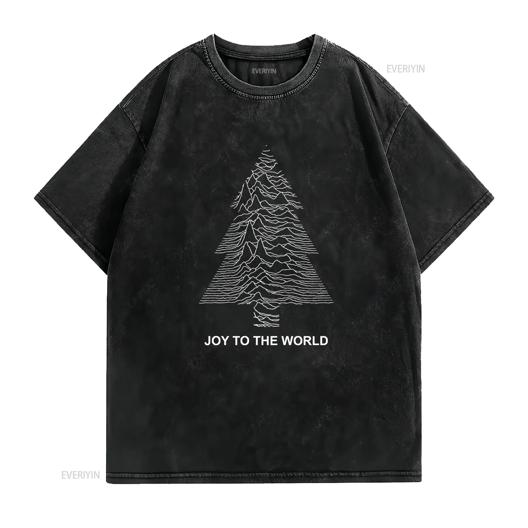 Joy To The World Organic T Shirt Division New Order Factory Records vintage Washed streetwear homme Top For Everyday Wear