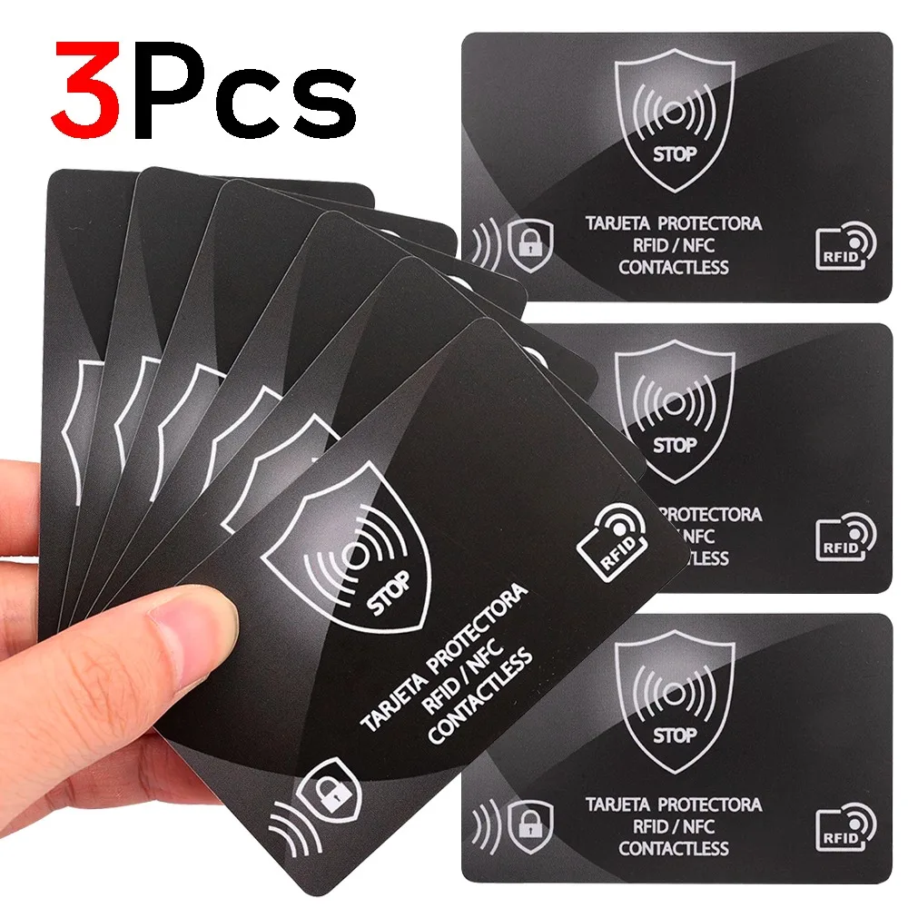 

Contactless ID Credit Card Protection Safe Bank Passport Entire Wallet Purse Shield Protect Blocker Guard for NFC Blocking Card