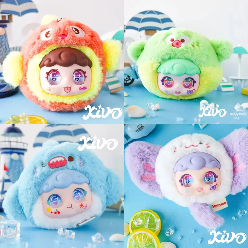 

Веселая детская рыбная пятна, виниловая плюшевая игрушка, слепая коробка, серия, милые загадочные украшения для девочек, модные украшения, идея подарка