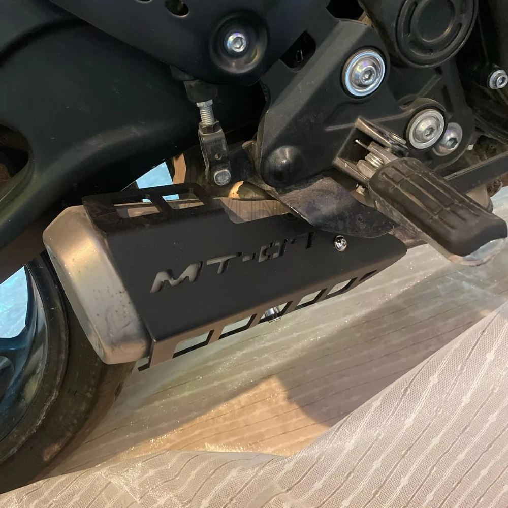 For Yamaha  MT-07 MT 07 MT07 Tracer 700 7 GT Tracer7 2016-2024 Exhaust Pipe Heat Shield Cover Muffler Protector Guard YZF R7