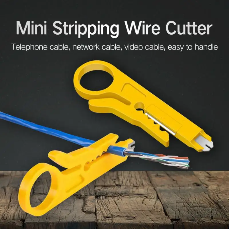 Mini Pocket Wire Stripper Knife Crimper Pliers Crimping Tool Cable Stripping Wire Cutter Portable Repair Hand Tool Parts Pliers