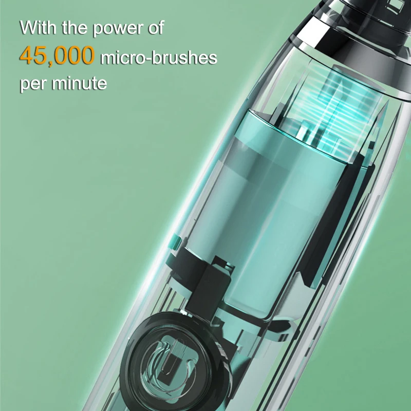 Sonic Bàn Chải Đánh Răng Điện Dành Cho Người Lớn Trẻ Em Siêu Sonic Ghế Rung Tự Động Làm Trắng IPX7 Chống Nước 6 Đầu Bàn Chải