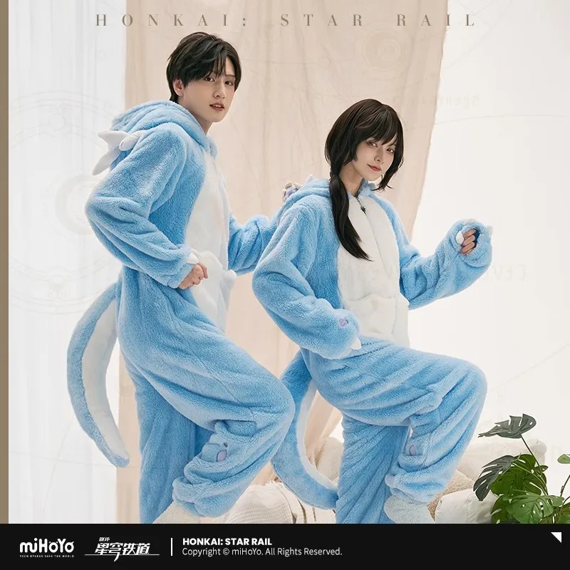 

[Genuine] miHoYo Game Honkai Star Rail Land Beast Theme Homewear Set Anime Leisure Clothing Pajamas Warm Coat Cosplay Xmas Gifts