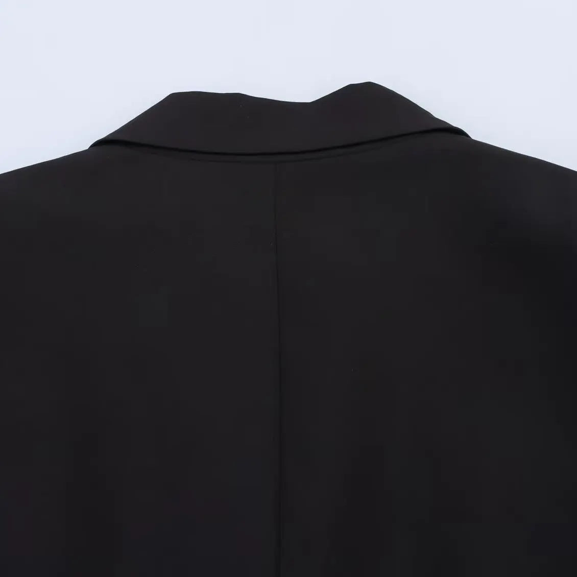 Jaqueta Fena Casual de Primavera Nova Coleção JNLEAOG com Ombreiras, Fibra de Poliéster, Abotoamento Duplo e Manga Longa