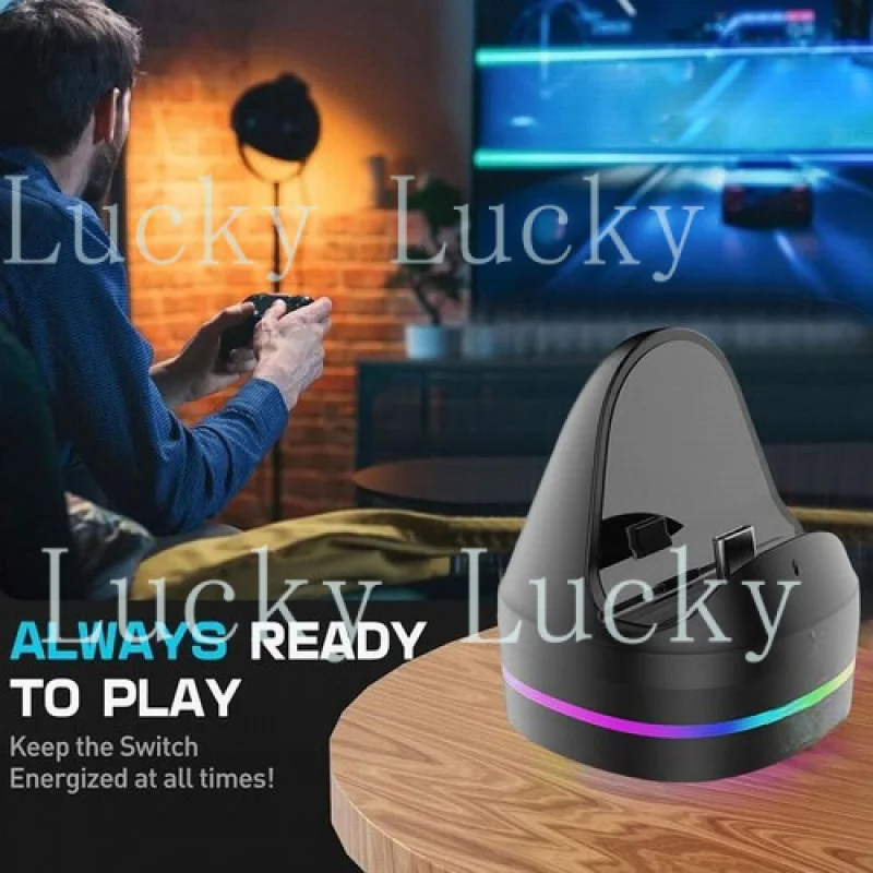 f  Portable Charging Dock with RGB for Switch 2 Console M9A1 A1D2 view 5