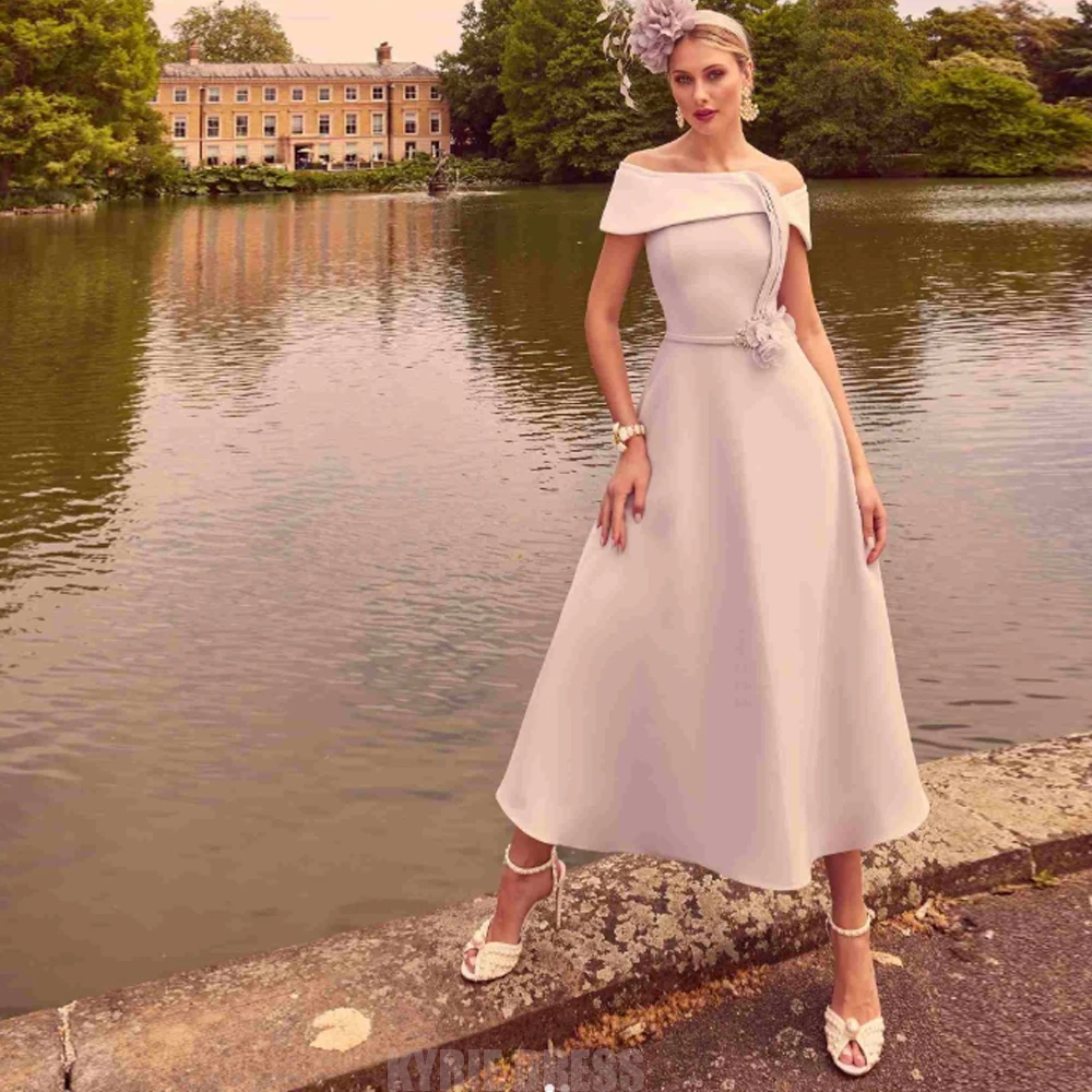 Elegant Mother of The Bride Dress Customzied 3/4 Sleeves V Neck Pleated Split Beading Wedding Guest Gown Evening Dresses