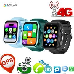 Android WhatsApp Smart 4G Video Voice SOS Call Camera Watch GPS WIFI Trace Locate SIM Card Phone Smartwatch for Student Child