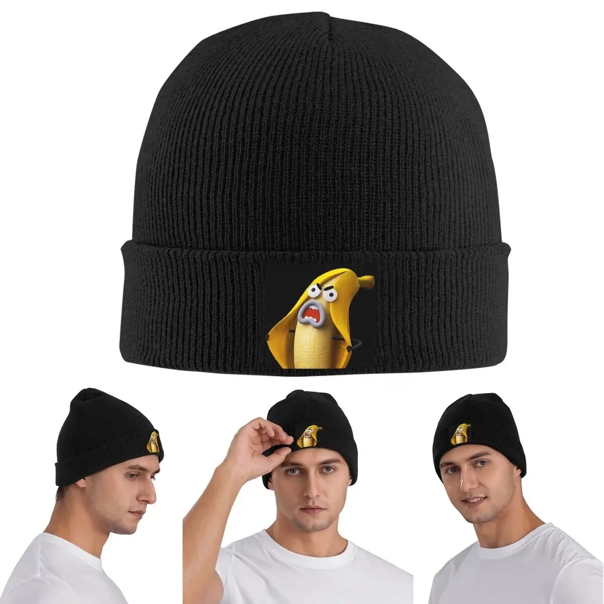 Banana Joe - The Amazing World Of Gumball Warm Knitted Cap Winter Knit Bonnet Hat Skullies Beanies Hip Hop Caps For Unisex